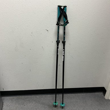 Used LINE ADJ SKI POLES 100-130CM Mens DH Ski Pole Green Snow Shoe Pole 11855-S000188520