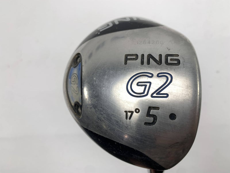 Ping G2 5 Fairway Wood 17* Grafalloy Blue Stiff Graphite Mens RH