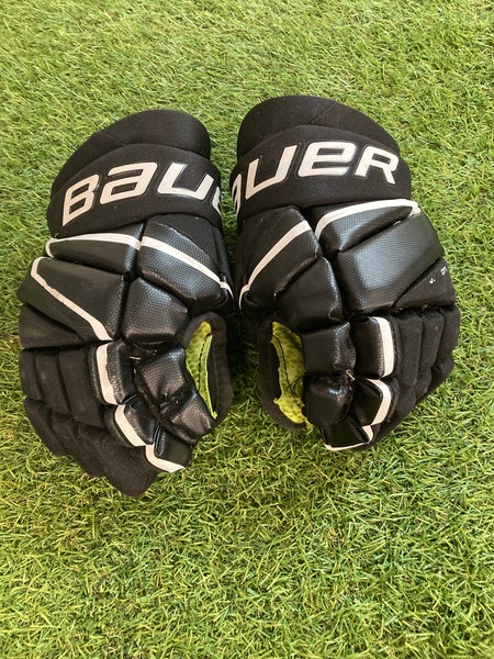 Black Junior Bauer Vapor 3X Gloves 12" (Used)