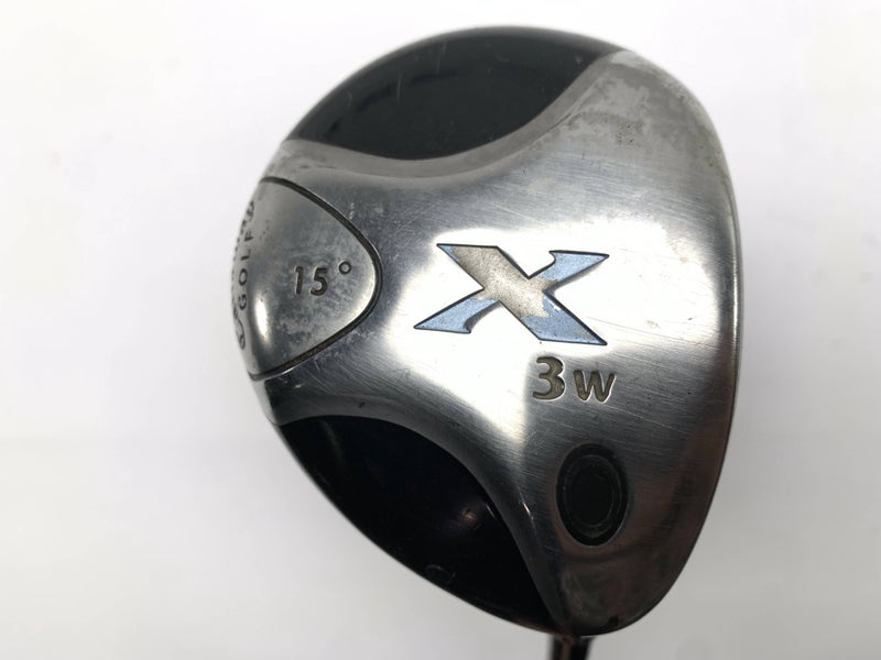 Callaway X 3 Fairway Wood 15* Fujikura GEMS 55g Ladies Graphite Womens RH