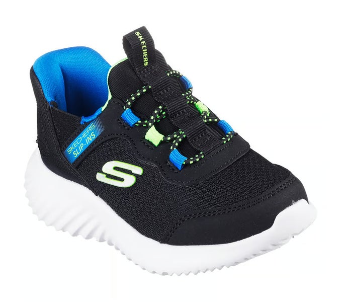 Skechers Slip-ins Bounder 403822N/BBLM Toddler 9 Black Brisk-Burst Shoes DDK317
