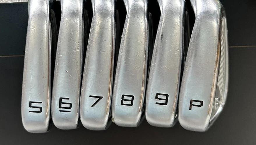 TaylorMade 2023 P7MC Iron Set 5-PW Stiff Steel Fiber FC 90 CW RH Used