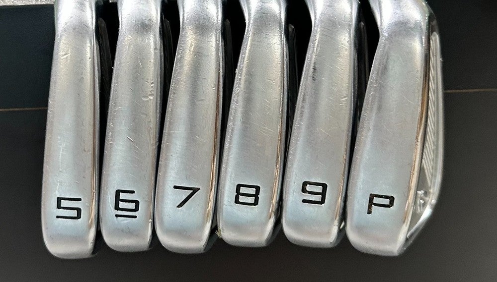 TaylorMade 2023 P7MC Iron Set 5-PW Stiff Steel Fiber FC 90 CW RH Used