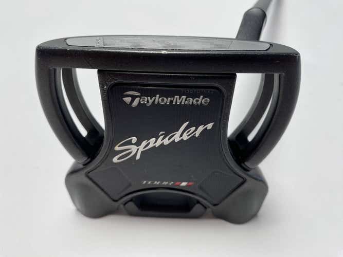 TaylorMade Spider Tour Black Putter 35" SuperStroke Pistol GTR 1.0 Mens RH