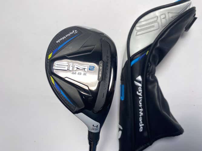 TaylorMade SIM2 MAX Rescue 4 Hybrid 22* Fujikura Ventus Blue 6R Regular RH NEW