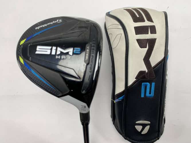 TaylorMade SIM2 MAX 3 Fairway Wood 15* Fujikura Ventus Blue 6S Stiff RH HC