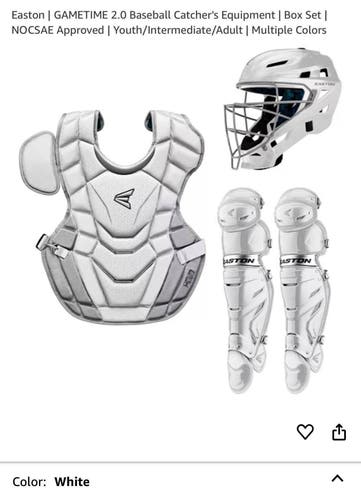 Easton Gametime Catcher's Set (New)
