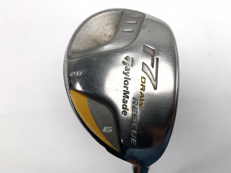 TaylorMade R7 Draw 6 Hybrid 28* REAX 55g Senior Graphite Mens RH