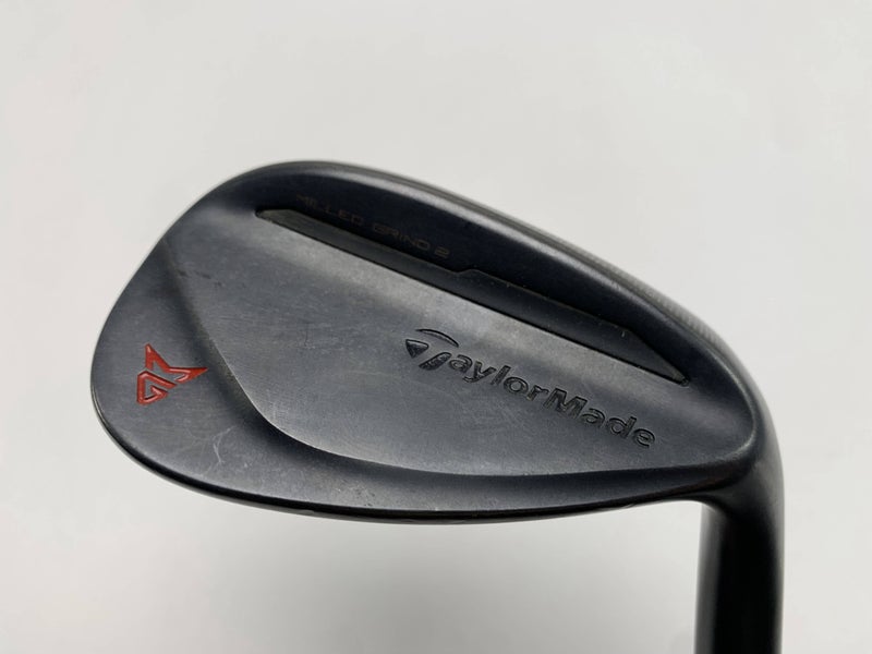 TaylorMade Milled Grind 2 Black Gap Wedge GW 52* 9 KBS Tour Tour Steel Mens RH