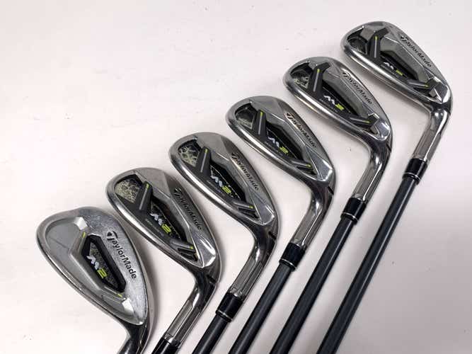 TaylorMade M2 2019 Iron Set 7-PW+GW+SW REAX Senior Graphite Mens RH
