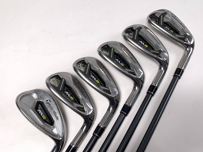 TaylorMade M2 2019 Iron Set 7-PW+GW+SW REAX Senior Graphite Mens RH