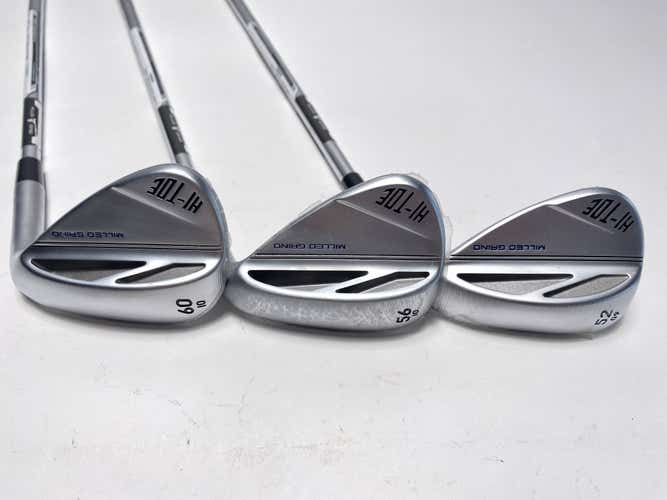 TaylorMade Milled Grind HI-TOE 3 Chrome Wedge Set 52*9 | 56*10 | 60*10 RH NEW