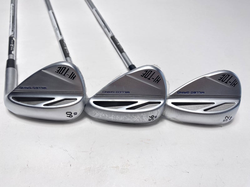 TaylorMade Milled Grind HI-TOE 3 Chrome Wedge Set 52*9 | 56*10 | 60*10 RH NEW