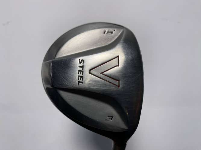 TaylorMade V Steel 3 Fairway Wood 15* True Temper Dynamic Gold Lite Stiff RH