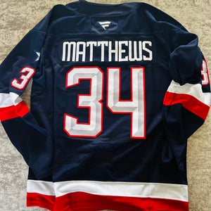 Team USA 4-Nations 2025 Matthews Jersey (New) Large