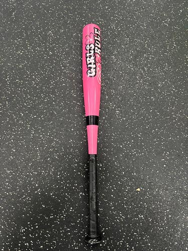 Used Rawlings GIRLS RULE BB/SB T-Ball Bat Pink 24" 11849-S000030069
