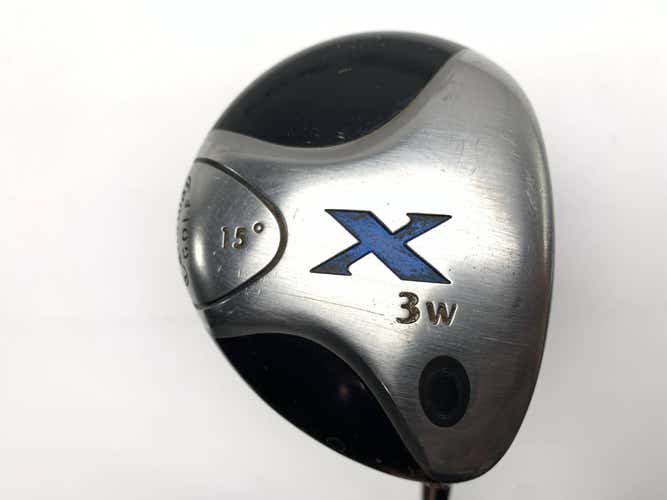 Callaway X 3 Fairway Wood 15* Fujikura 60g Regular RH Oversize Grip