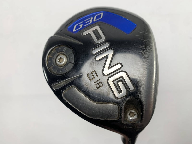 Ping G30 5 Fairway Wood 18* TFC 419 Soft Regular Senior Graphite Mens RH