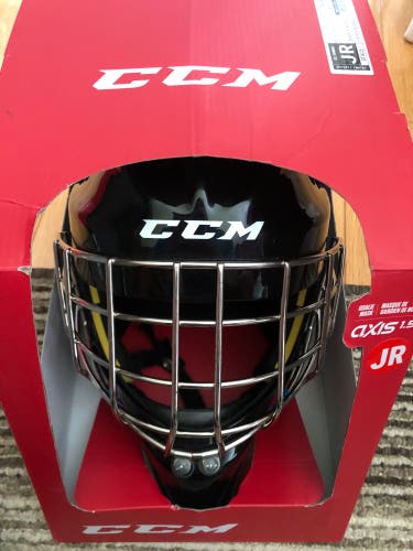 Youth CCM Axis 1.5 Goalie Mask (Used)