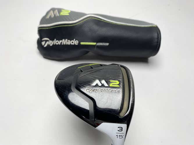TaylorMade M2 2017 3 Fairway Wood 15* M2 Reax 55g Regular Graphite Mens RH HC