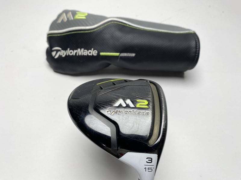 TaylorMade M2 2017 3 Fairway Wood 15* M2 Reax 55g Regular Graphite Mens RH HC