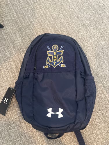 Brand New Navy Hockey Under Armour Backpack
