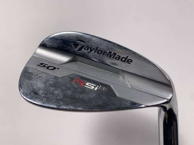 TaylorMade RSi 1 Gap Wedge GW 50* True Temper REAX 90g Wedge Steel Mens RH