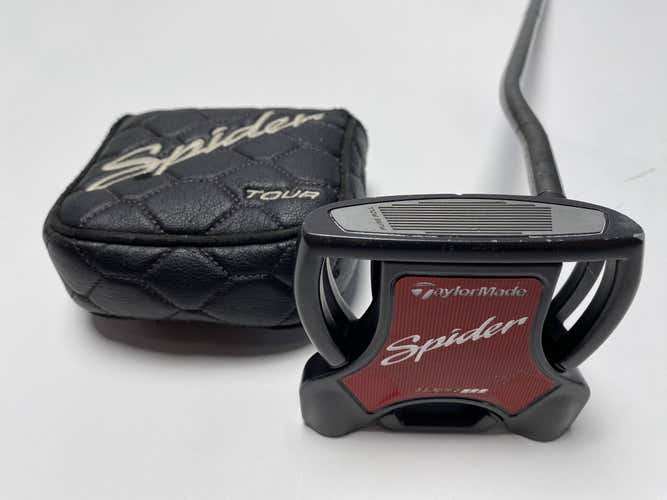 TaylorMade Spider Tour Black DB Putter 35" SuperStroke Pistol GTR 1.0 RH HC