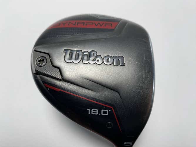 Wilson Dynapwr 5 Fairway Wood 18* HZRDUS RDX Smoke Red 5.0 50g Senior RH