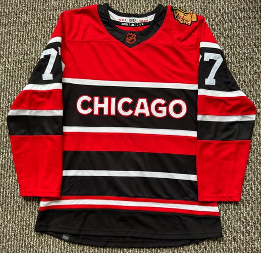 Adidas NHL Chicago Blackhawks Kirby Dach Authentic Jersey  Sz 50