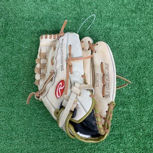 Brown Rawlings The Mark of a Pro RH Outfield Baseball Glove 12.5" (Used)