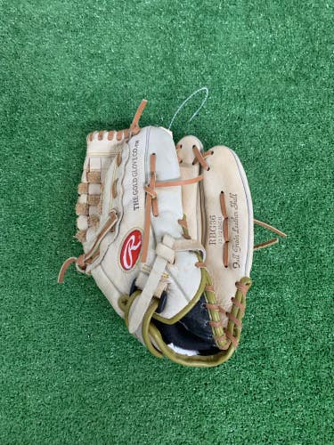 Brown Rawlings The Mark of a Pro RH Outfield Baseball Glove 12.5" (Used)