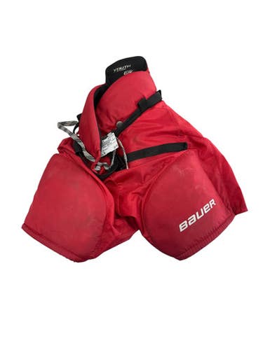 Bauer (Used) Medium Red Youth Intermediate Hockey Pants
