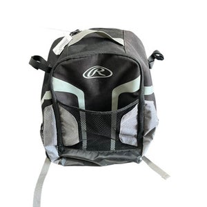 Used Rawlings BB/SB Player Backpack Black 11833-S000164737