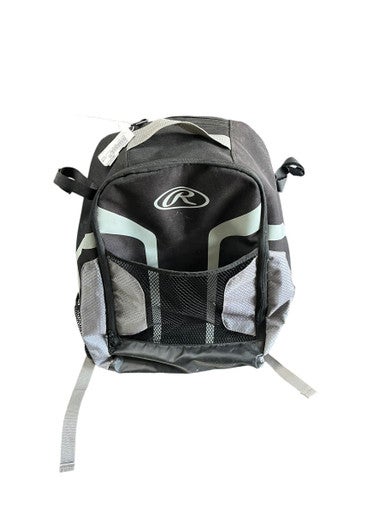 Used Rawlings BB/SB Player Backpack Black 11833-S000164737
