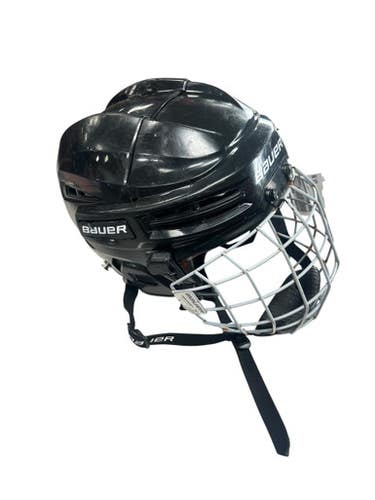 Used Bauer PRODIGY Youth Goalie Helmet/Mask Black SM 11833-S000163907