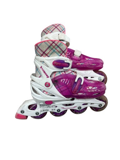 Used RollerDerby HARMONY ADJ 3-6 Junior Rec Fitness Skates Pink Adjustable 11833-S000164801