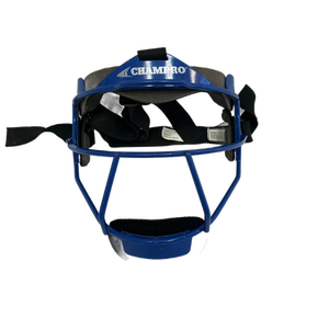 Used Champro ADULT FIELDERS MASK BB/SB Fielders Mask Royal Blue One Size 11692-S000138686