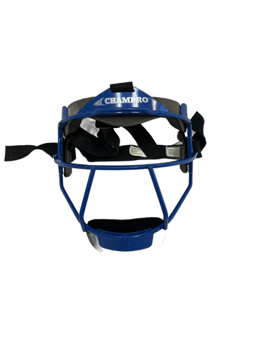 Used Champro ADULT FIELDERS MASK BB/SB Fielders Mask Royal Blue One Size 11692-S000138686