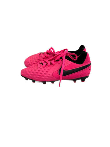 Used Nike TIEMPO Soccer Cleats Pink Junior 02.5 11692-S000139155