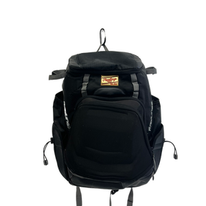 Used Rawlings R100 BB/SB Player Backpack Black 11692-S000139153