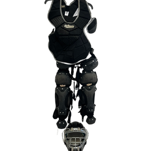 Used Schutt WOMENS Catchers Helmet w/Mask Black One Size 11692-S000139172