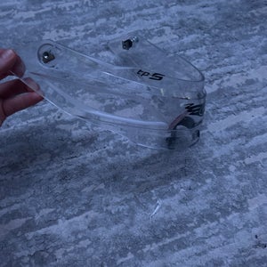 Goalie throat guard lacrosse