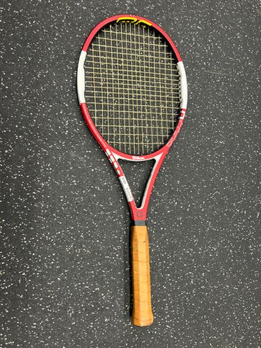 Used Wilson NCODE Adult Tennis Racquet Red 4 5/8" 11162-S000422875