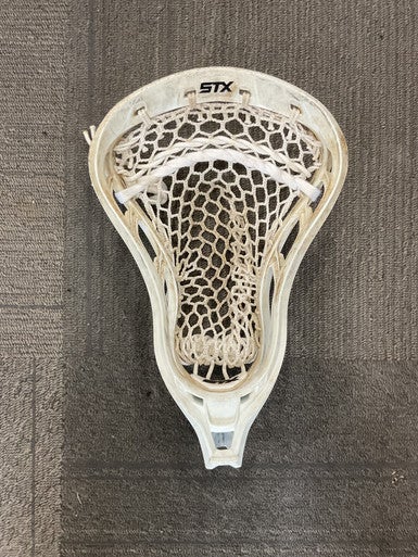 Used STX HAMMER STRUNG Mens Lacrosse Head White 11614-S000218164