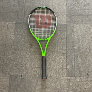 Used Wilson BLADE Adult Tennis Racquet Green 3 3/8" 11614-S000218003