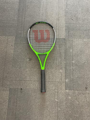 Used Wilson BLADE Adult Tennis Racquet Green 3 3/8" 11614-S000218003