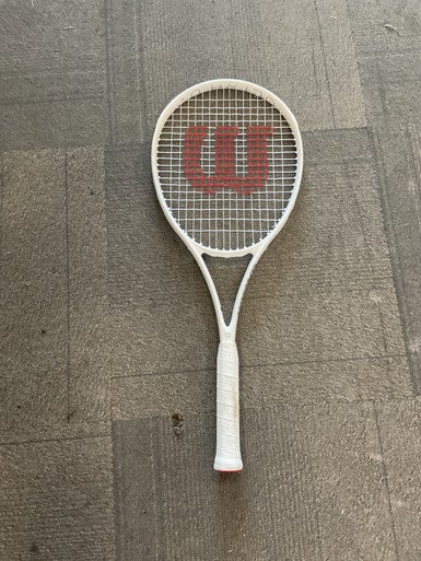 Used Wilson ULTRA UV Adult Tennis Racquet White 3 3/8" 11614-S000218001