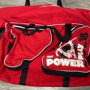 Red Varsity Power Play Large Senior Hockey Bag