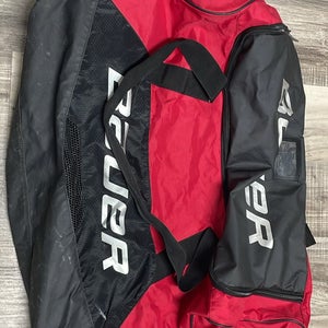 Senior Bauer Hockey Bag Red/Black